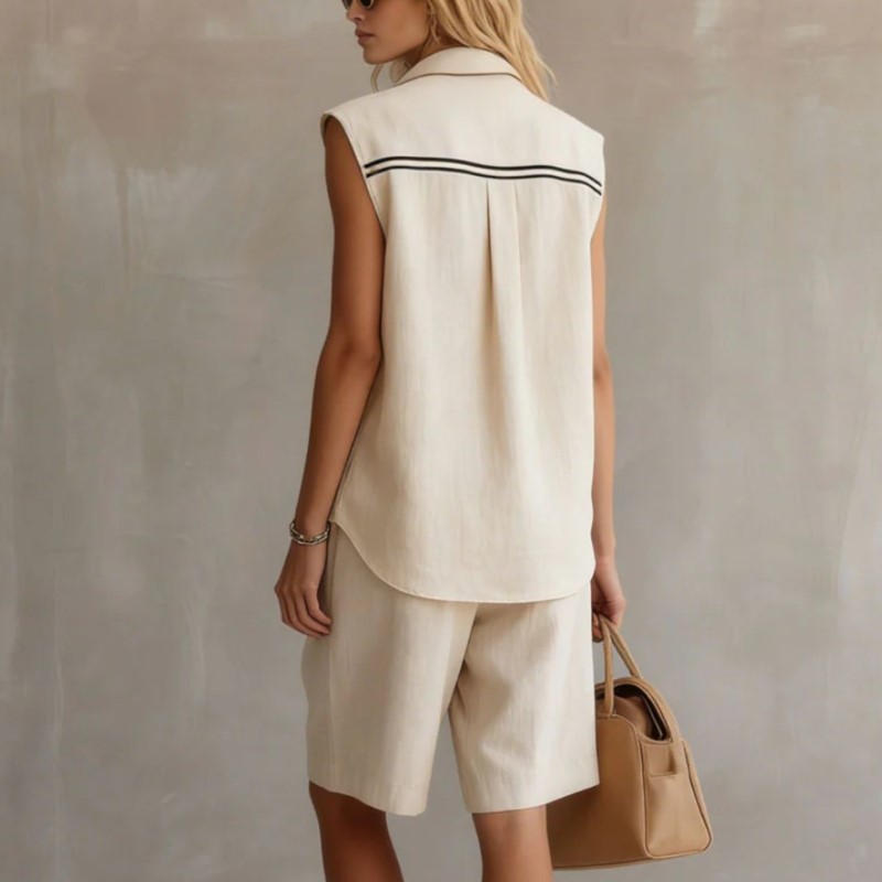Zomermode effen linnenmix twee - Linen Shirt Breathable recensie en prijs