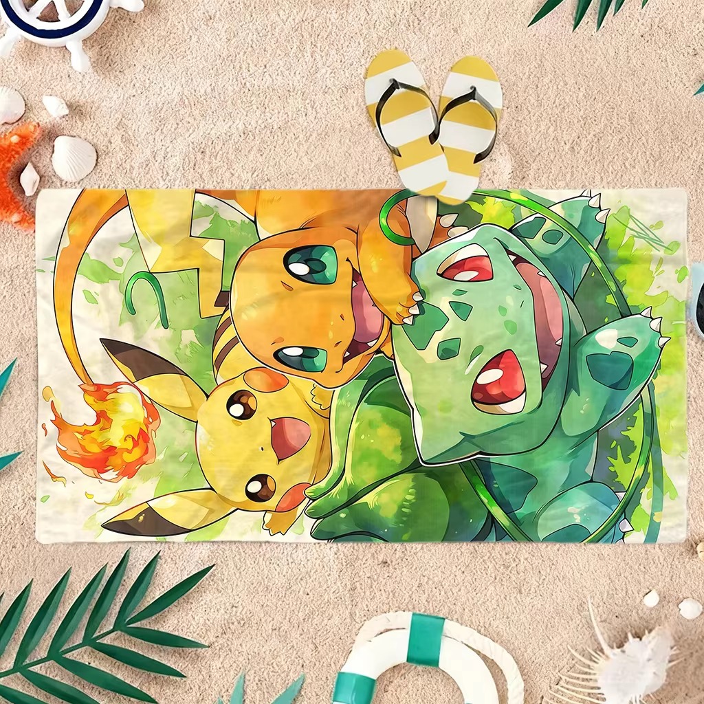 P-Pokemon Starters Anime stran - Beach Towel Large recensie en prijs